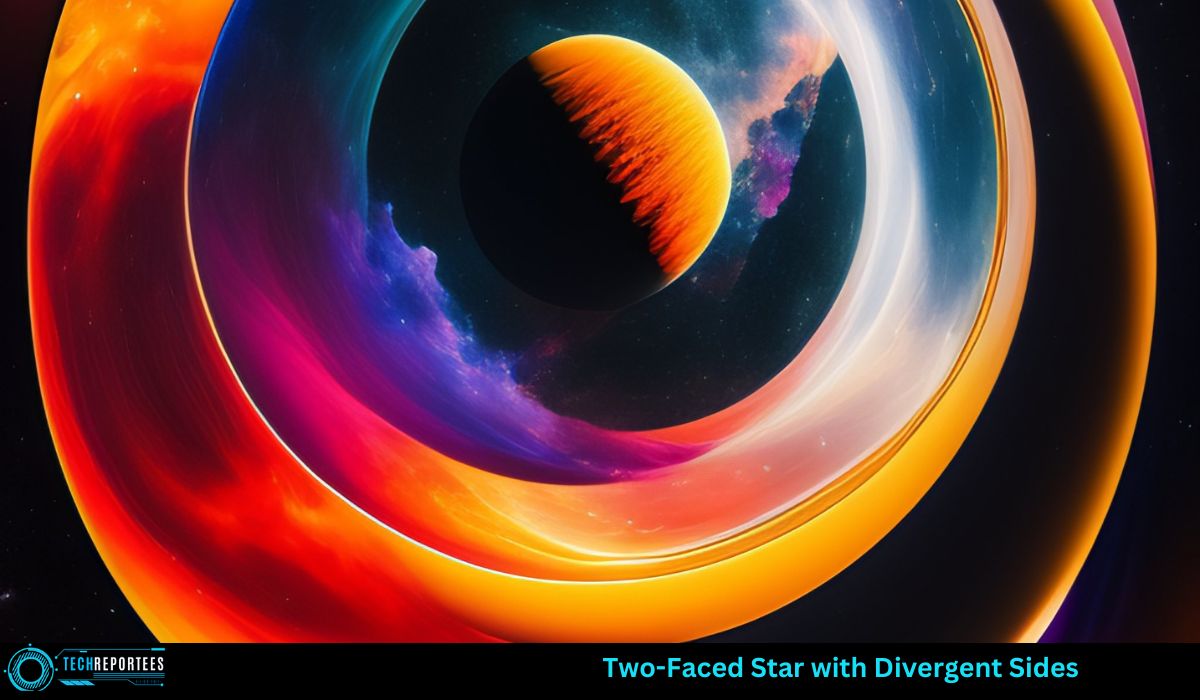Two-Faced White Dwarf Star